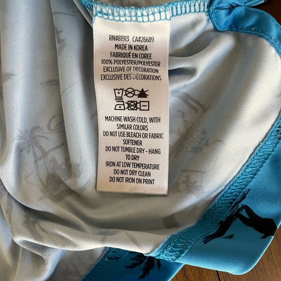 Robert Graham bear and palm tree golf polo - Picture 5 of 8